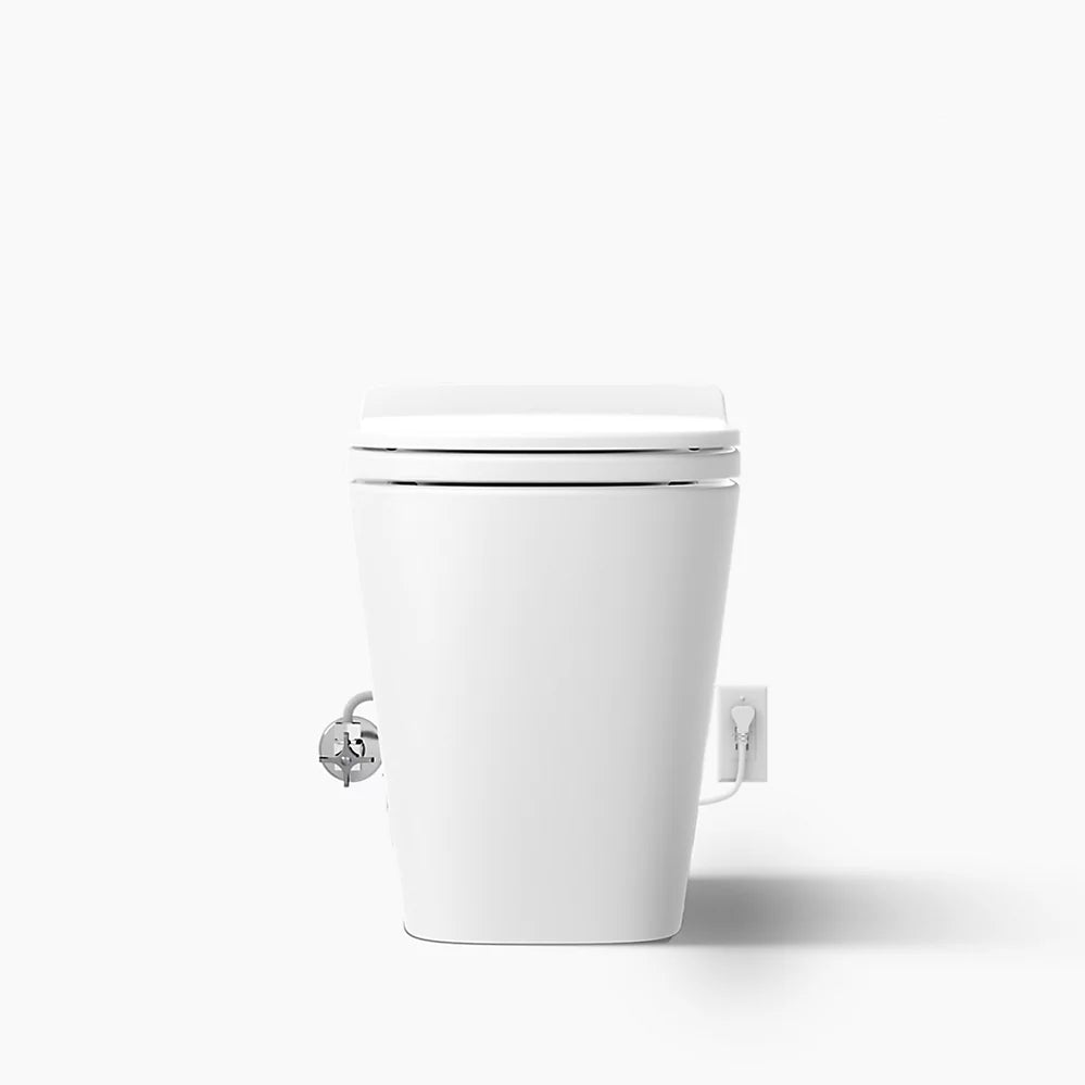 Kohler Leap K-28529-0 Comfort Height Skirted Dual-Flush One-Piece Elongated Smart Toilet