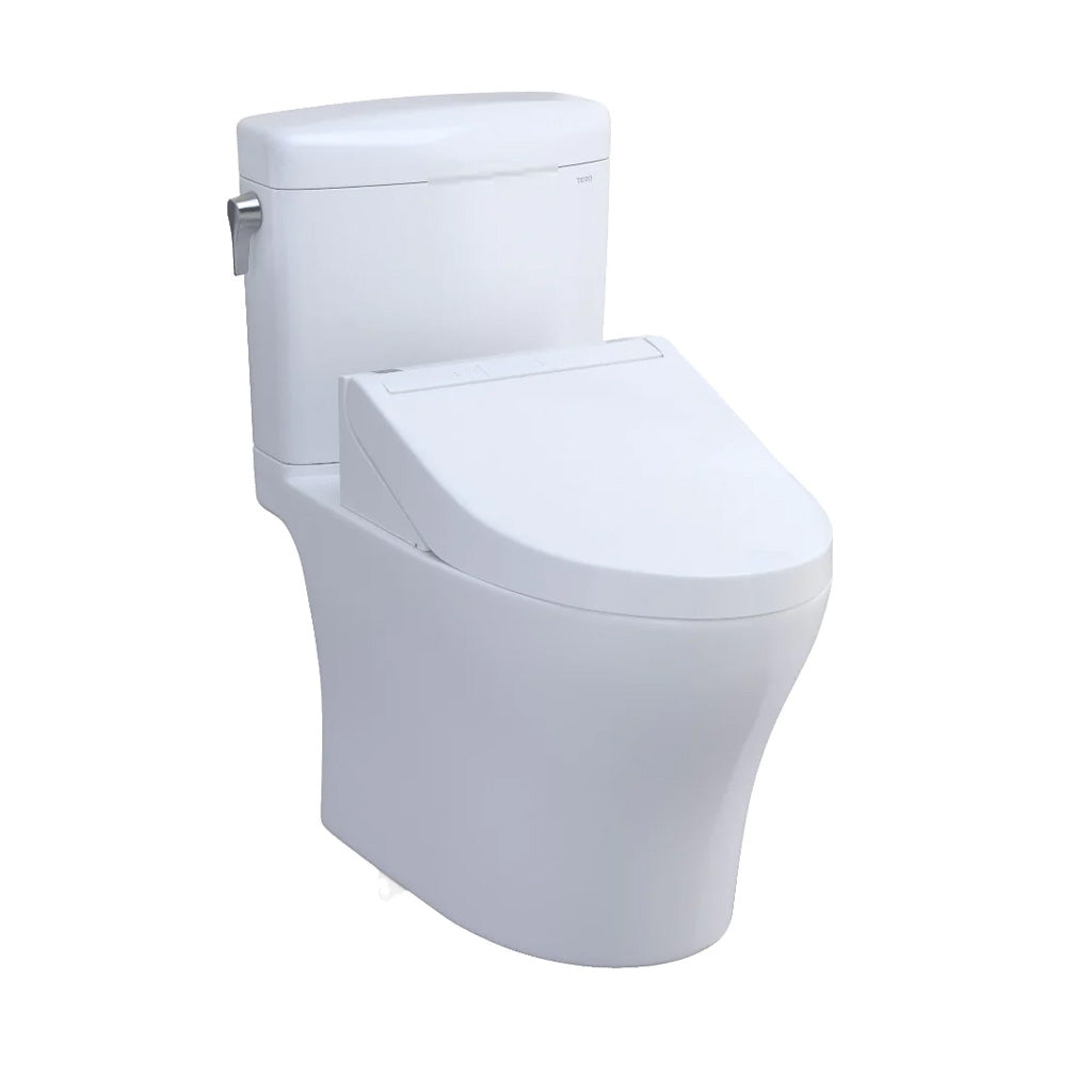 TOTO AQUIA IV CUBE WASHLET+ C5 TWO-PIECE TOILET 1.28 GPF & 0.9 GPF