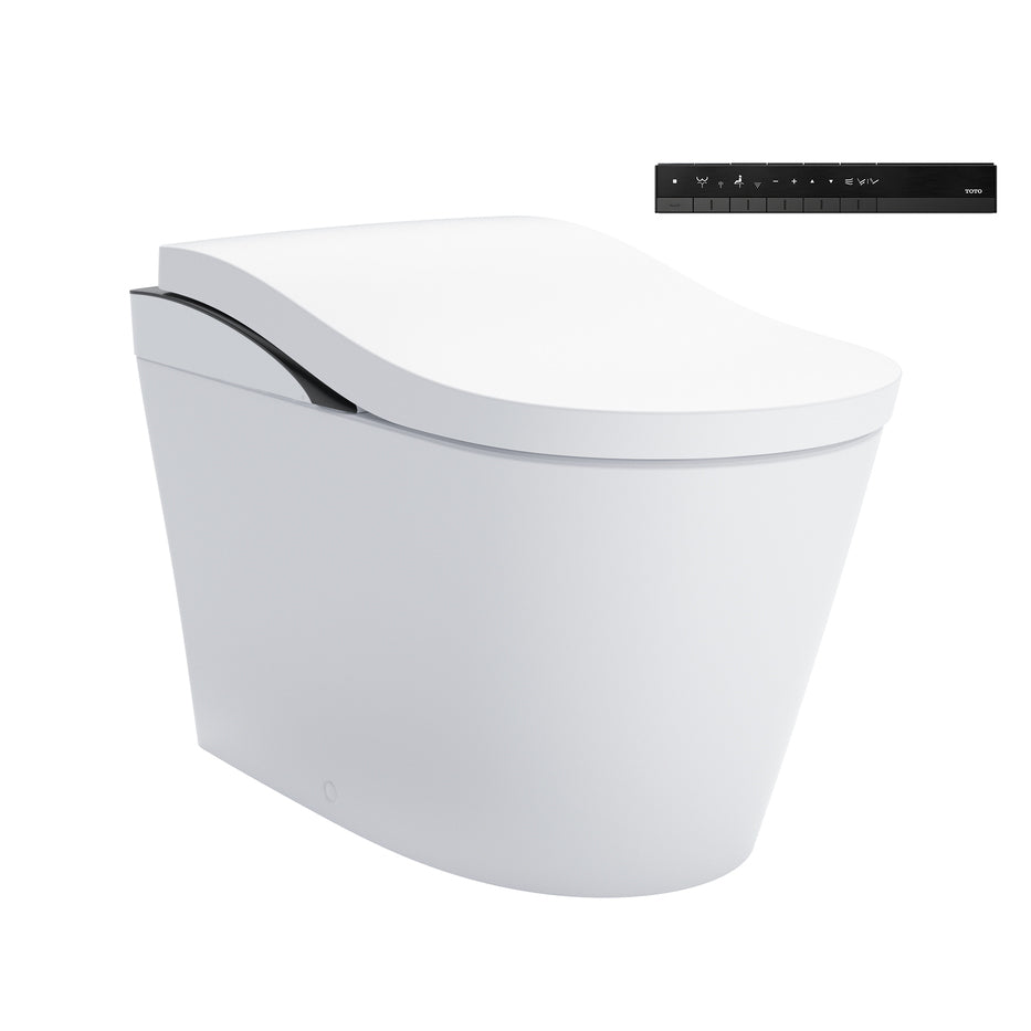 TOTO Neorest LS Dual Flush 1.0 or 0.8 GF Integrated Bidet Toilet, Cotton White - MS8732CUMFG#01B, MS8732CUMFG#01N, MS8732CUMFG#01S