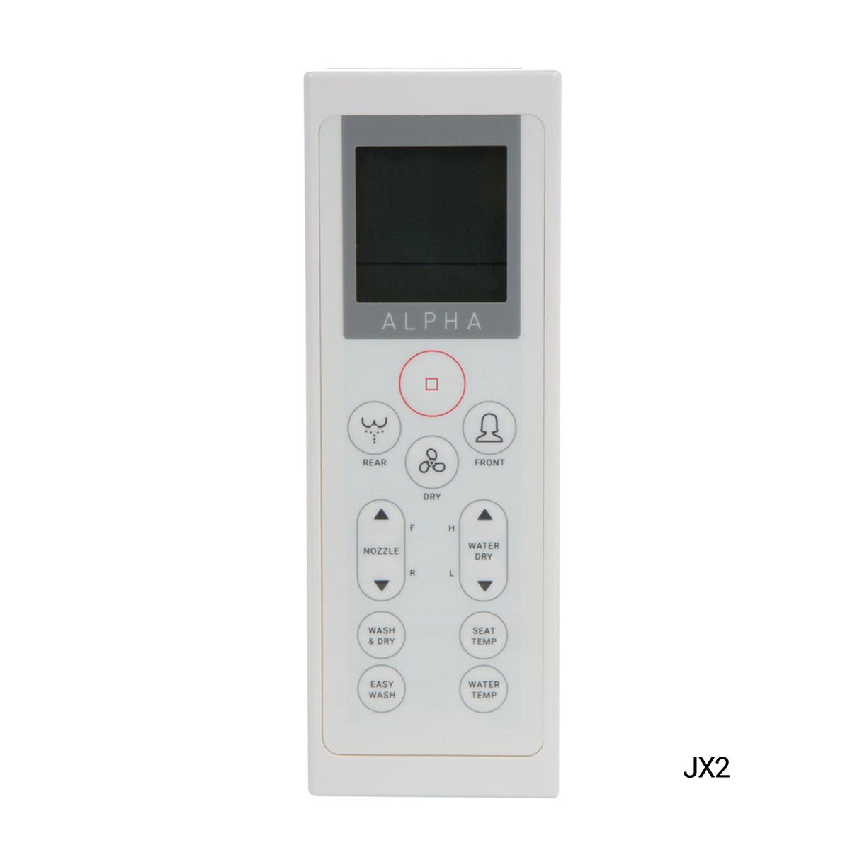 Replacement spa remote control with LCD screen and button panel (JX2 version).