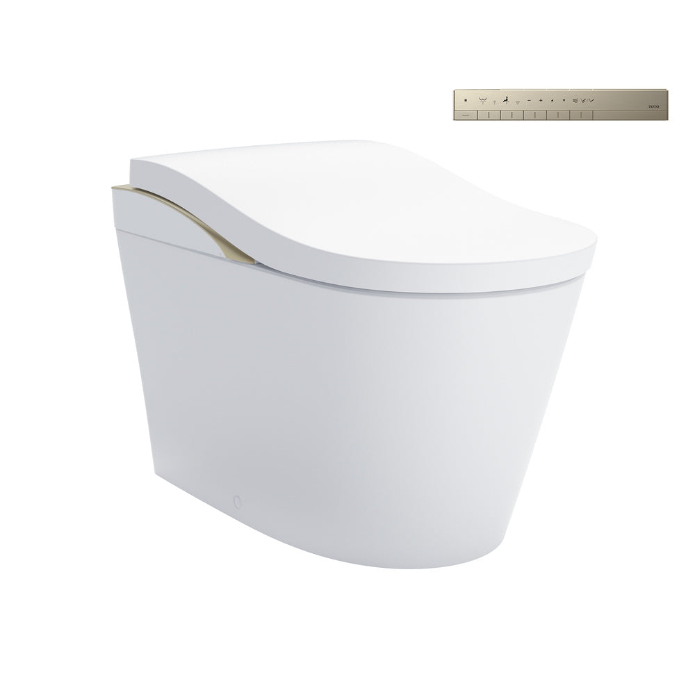 TOTO Neorest LS Dual Flush 1.0 or 0.8 GF Integrated Bidet Toilet, Cotton White - MS8732CUMFG#01B, MS8732CUMFG#01N, MS8732CUMFG#01S