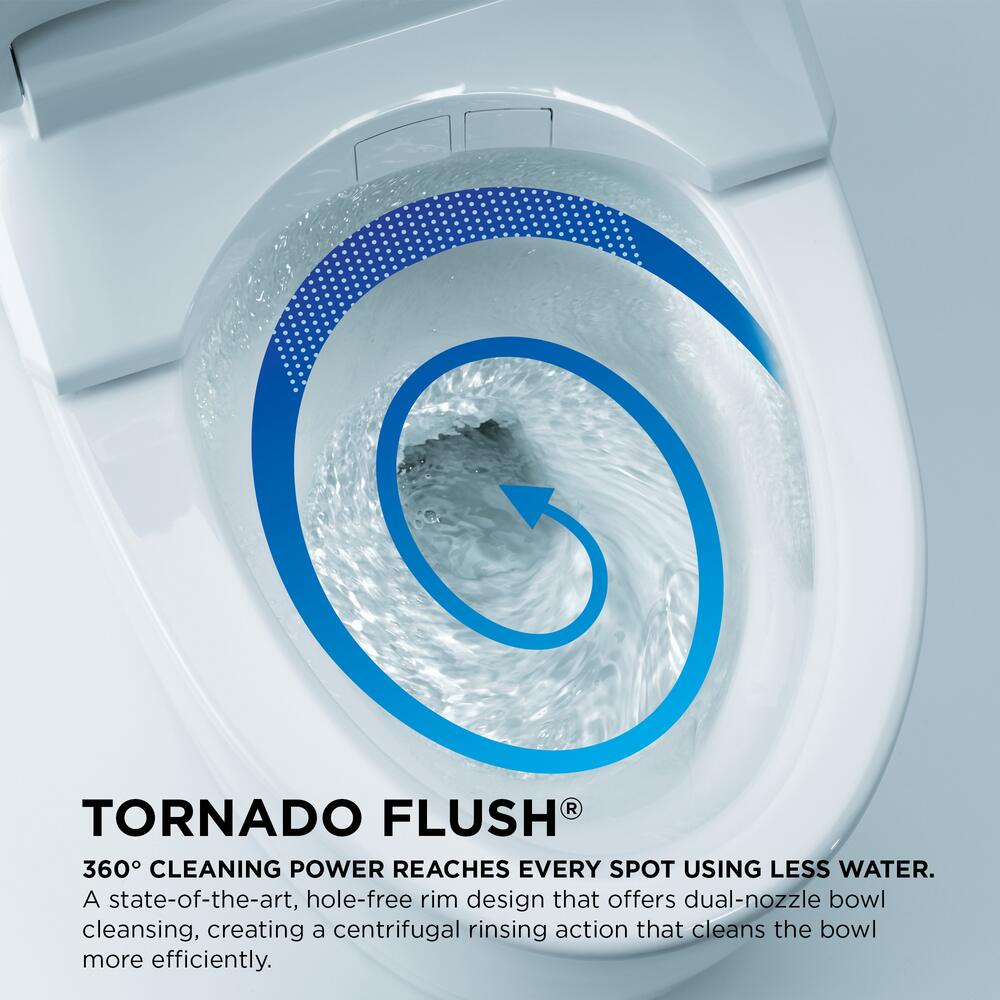 TOTO Neorest LS Dual Flush 1.0 or 0.8 GF Integrated Bidet Toilet, Cotton White - MS8732CUMFG#01B, MS8732CUMFG#01N, MS8732CUMFG#01S