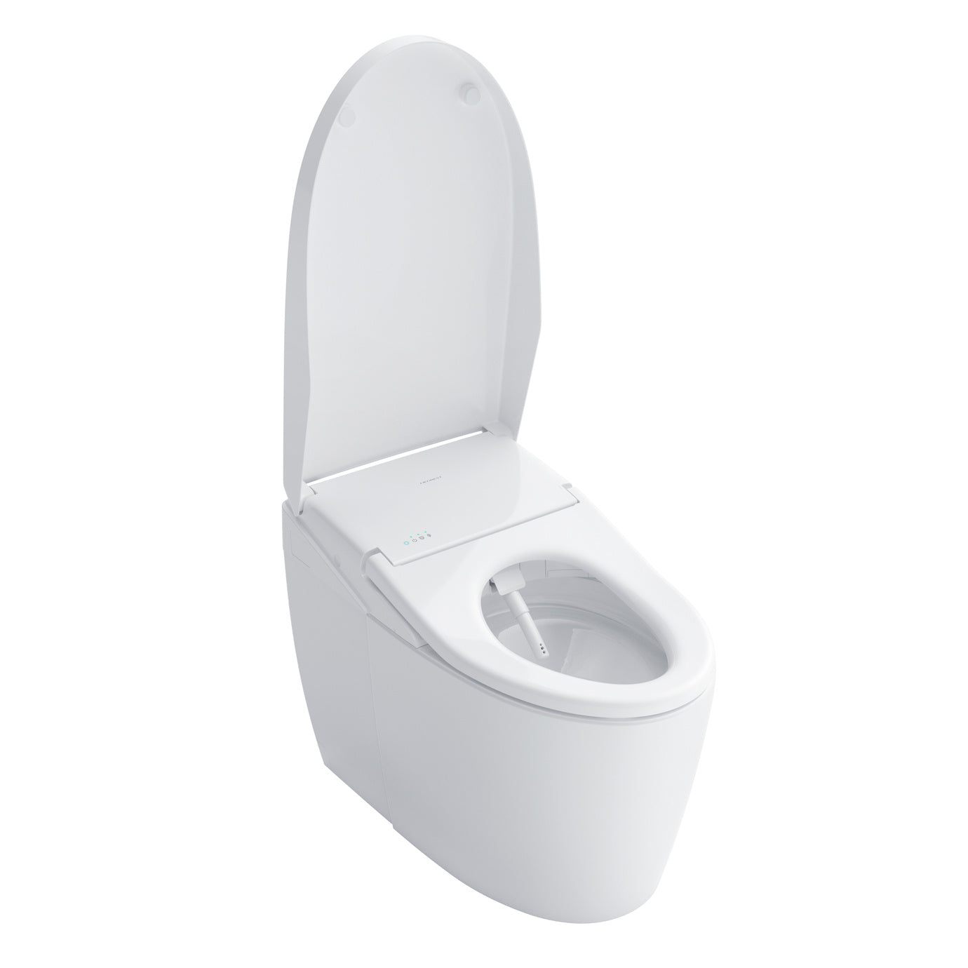 NEOREST AS MS8551CUMFG#01 Dual Flush 1.0 or 0.8 GPF Toilet with Integrated Bidet Seat and EWATER+, Cotton White