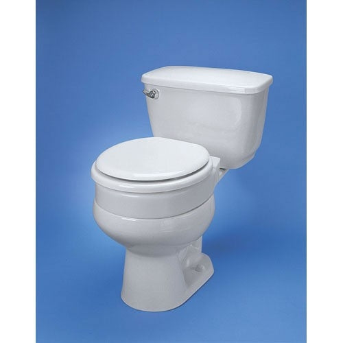 Hinged Elevated Toilet Seat - Elongated - Bidet Seat Compatible