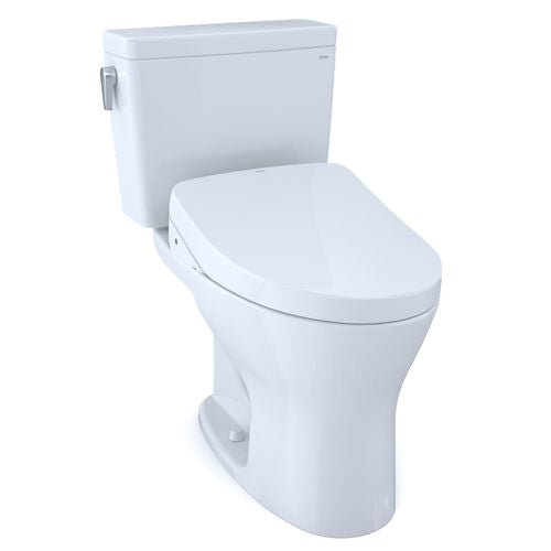 TOTO DRAKE WASHLET+ S500E TWO-PIECE TOILET 1.28 GPF & 0.8 GPF UNIVERSAL HEIGHT 12" ROUGH-IN