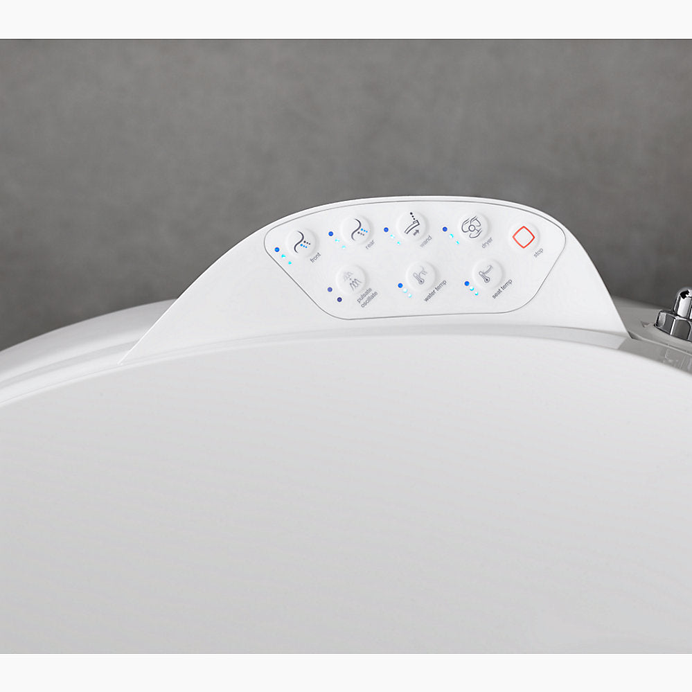 Kohler C3 230 K-4108-0 Elongated Electronic Bidet Toilet Seat