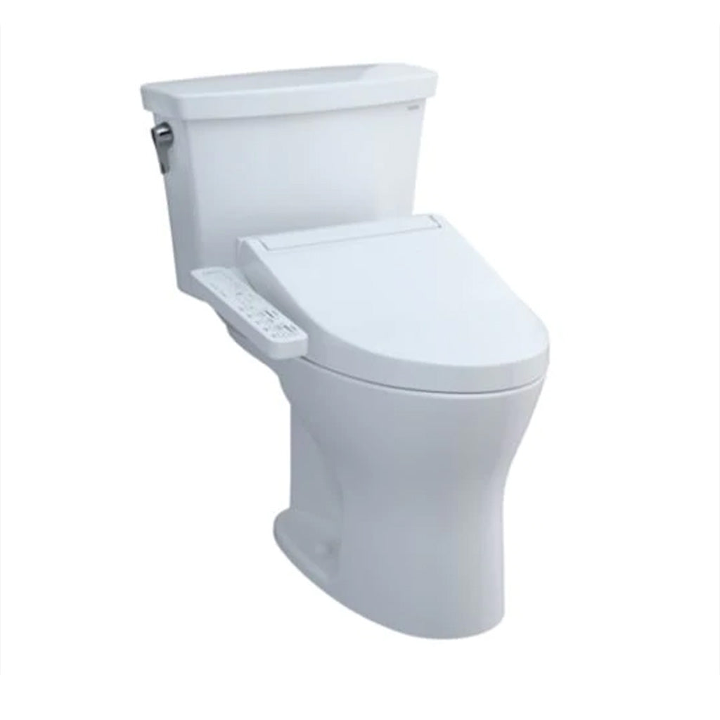 TOTO DRAKE TRANSITIONAL WASHLET+ C2 TWO-PIECE TOILET 1.28 GPF & 0.8 GPF UNIVERSAL HEIGHT