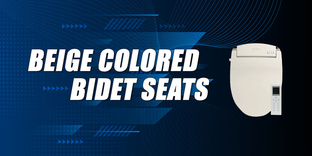 Beige Colored Bidet Seats