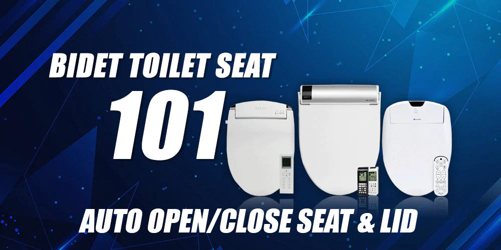 Bidet Toilet Seat 101: Auto Open/Close Seat & Lid