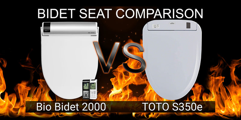 Bidet Toilet Seat Comparison: Bio Bidet BB-2000 vs TOTO s350e