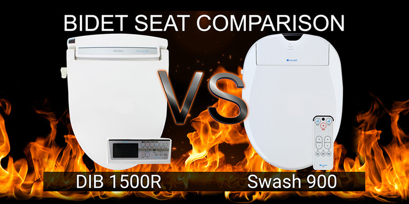 Bidet Toilet Seat Comparison: Clean Sense dib-1500R vs Brondell Swash 900