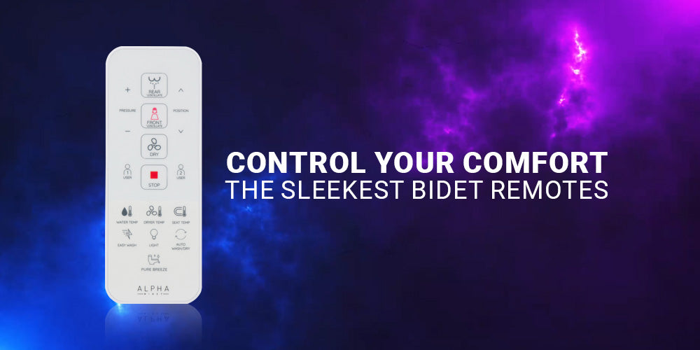 Control Your Comfort: The Sleekest Bidet Remotes