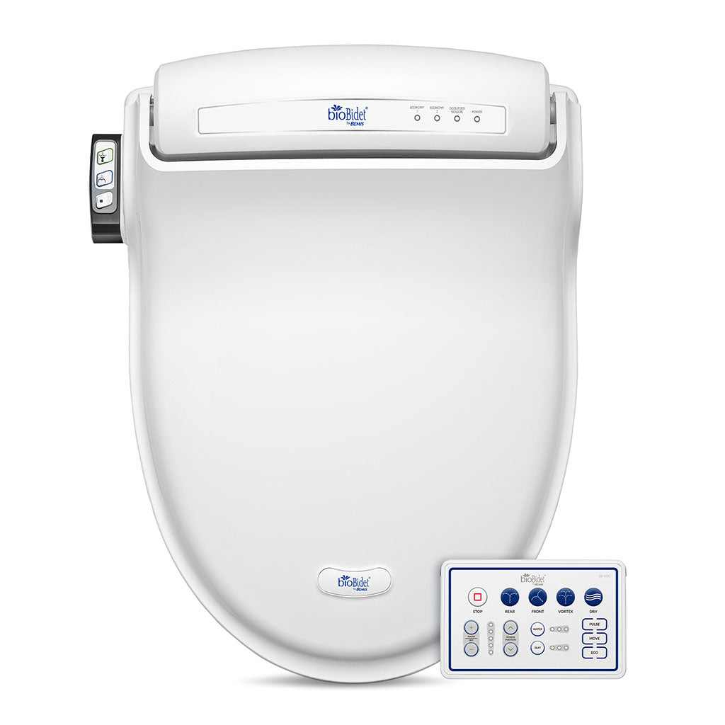 Bio Bidet BB-1000 Supreme Bidet Seat w/ Remote - White / Elongated / Standard Warranty