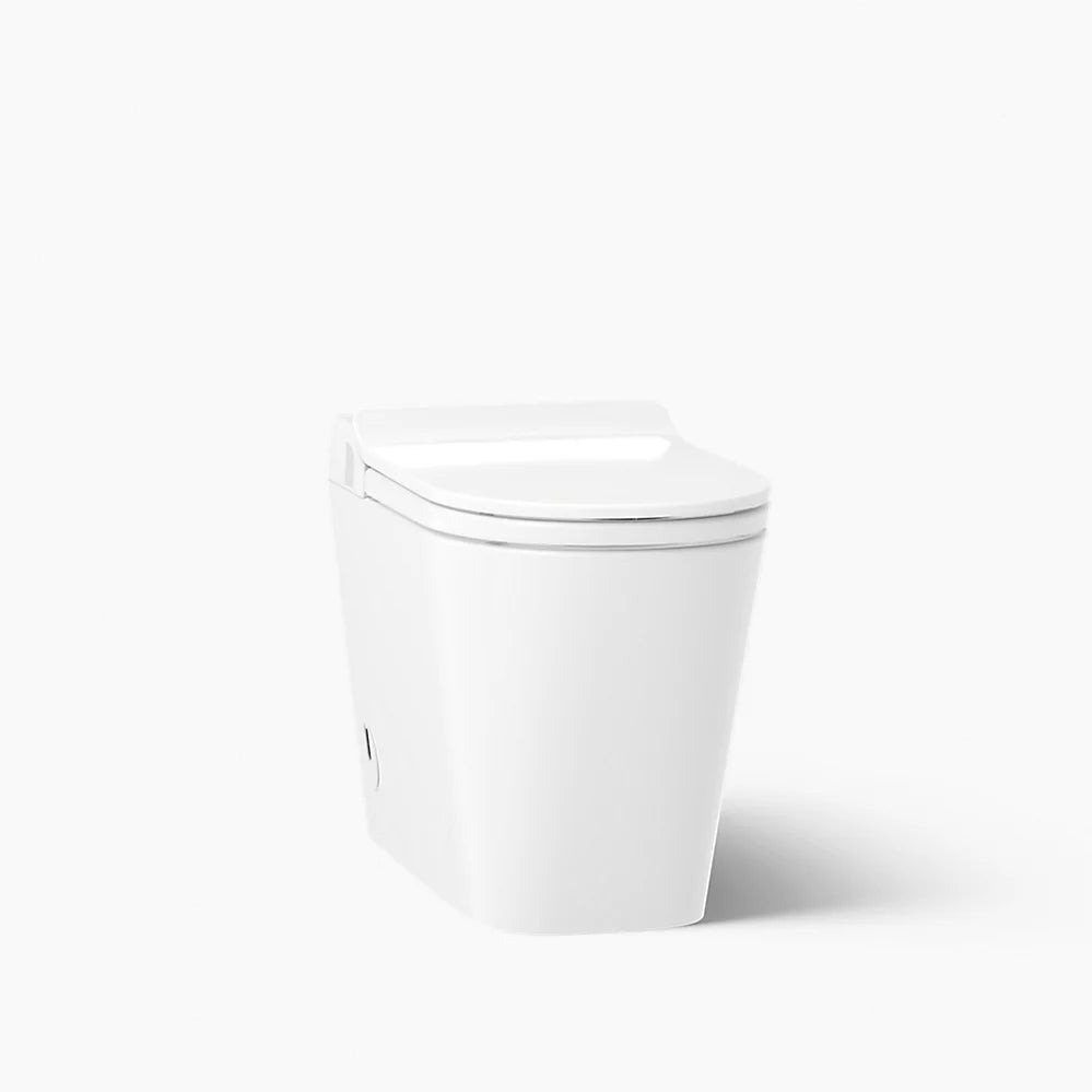 Kohler Leap K-28529-0 Comfort Height Skirted Dual-Flush One-Piece Elongated Smart Toilet