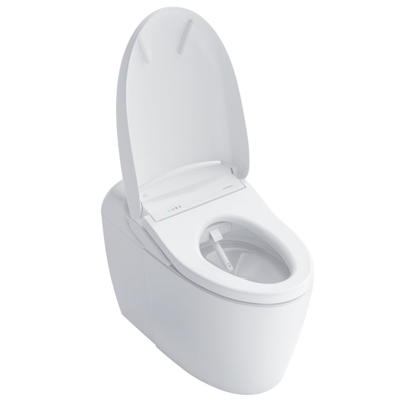 NEOREST RS Dual Flush 1.0 or 0.8 GPF Toilet with Integrated Bidet Seat and EWATER+, Cotton White - MS8341CUMFG