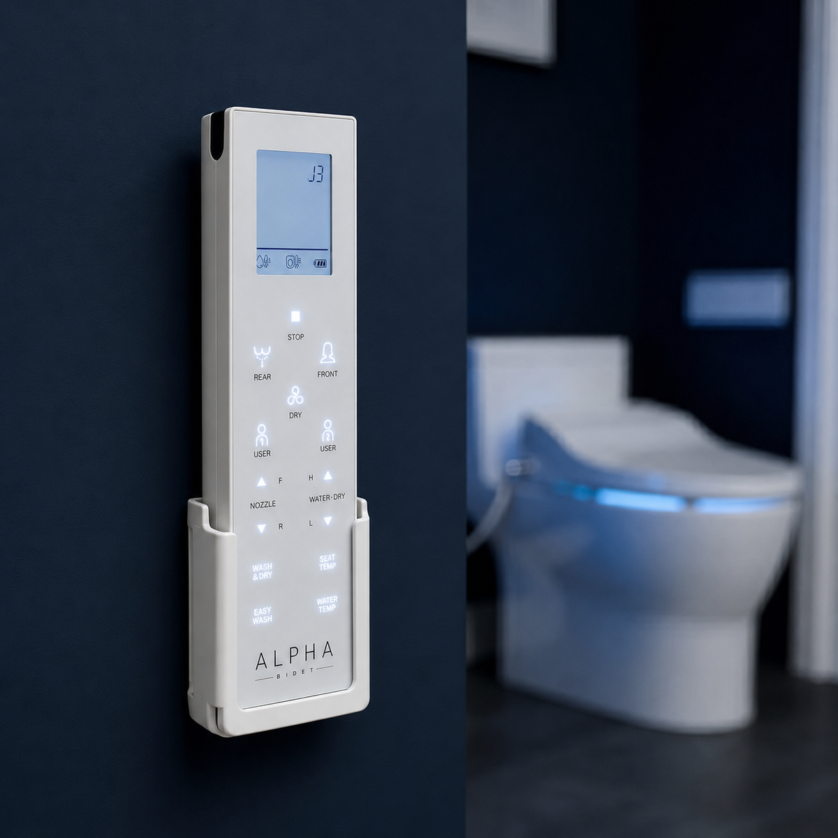 Alpha JX2 backlit wireless remote