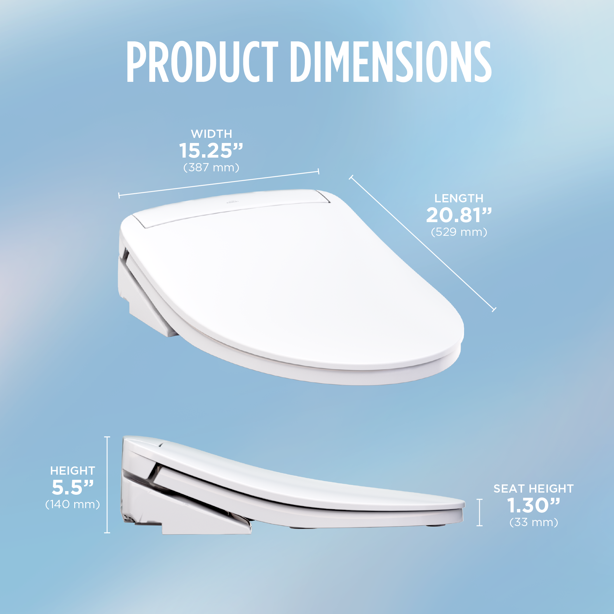 TOTO WASHLET KS6 Bidet Toilet Seat SW3946#01