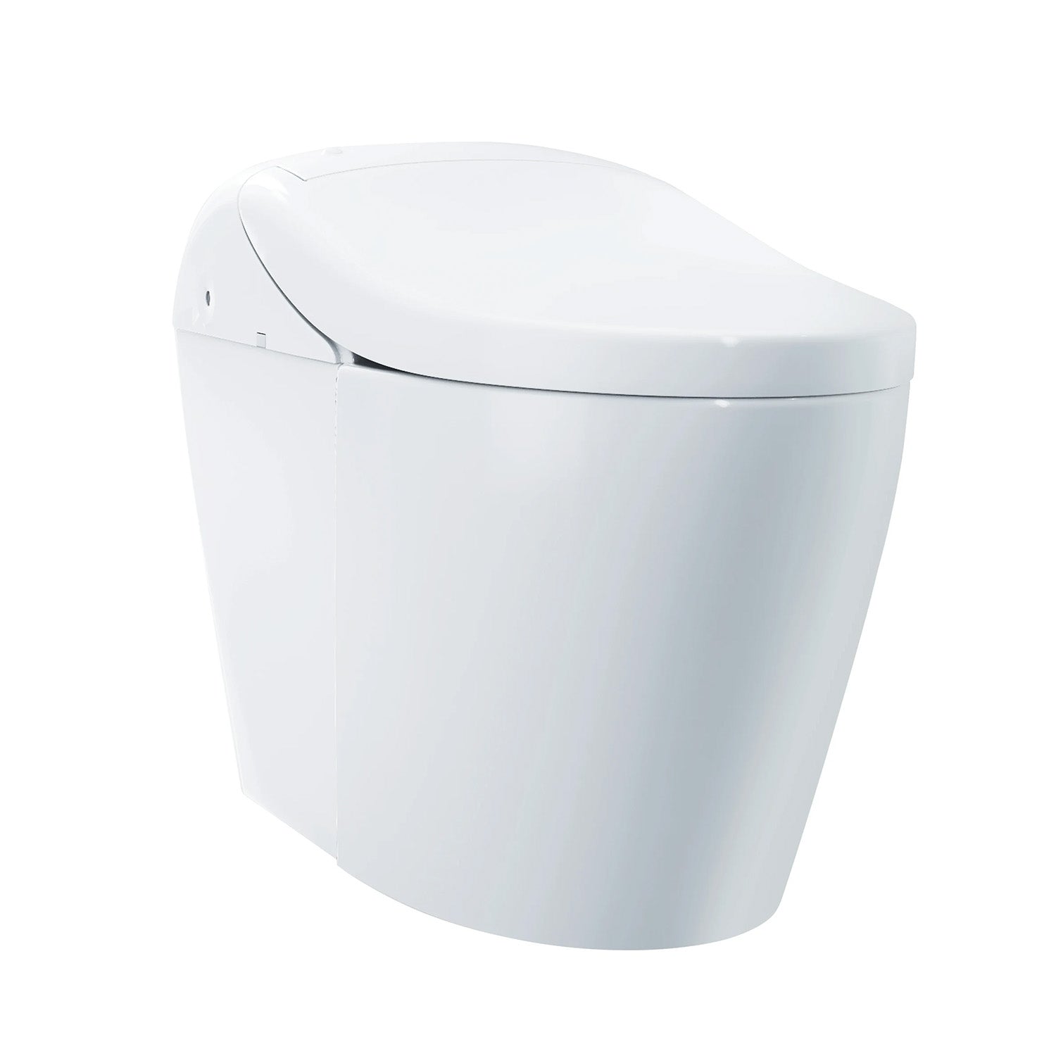 TOTO WASHLET G5A 1.2 or 1.0 GPF Smart Toilet with Integrated Bidet Seat and CEFIONTECT, Cotton White - MS7631CEMFG#01