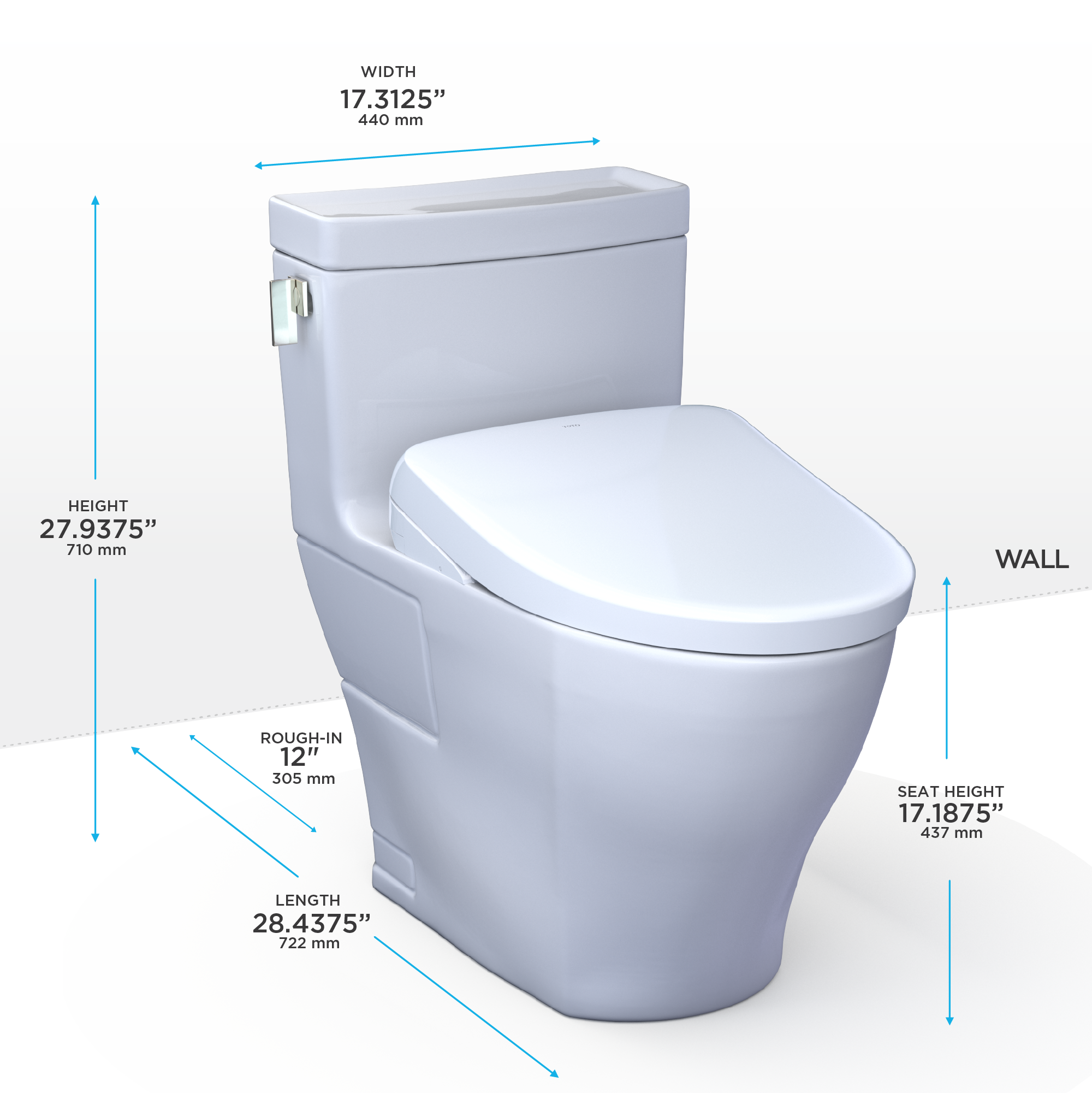 TOTO WASHLET+ Legato One-Piece Elongated 1.28 GPF Toilet and Contempor TOTO WASHLET+ Legato One-Piece Elongated 1.28 GPF Toilet and Contempor