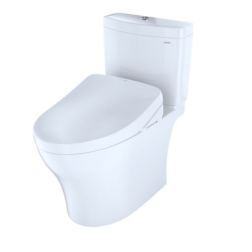 TOTO AQUIA IV WASHLET+ S500E TWO-PIECE TOILET 1.28 GPF & 0.8 GPF UNIVERSAL HEIGHT