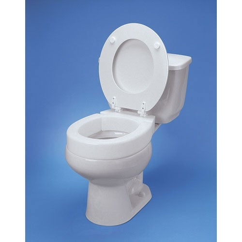 Hinged Elevated Toilet Seat - Elongated - Bidet Seat Compatible