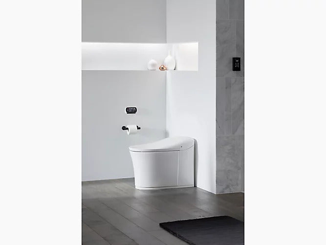 Kohler Eir K-77795-0 Bidet Toilet | Comfort Height One-Piece Elongated Dual-Flush Intelligent Chair-Height Toilet
