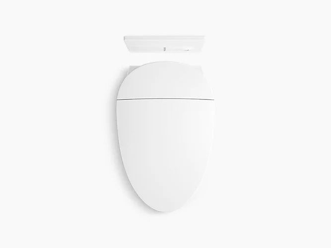 Kohler Veil K-5402-0 Intelligent Compact Elongated Dual-Flush Wall Hung Toilet