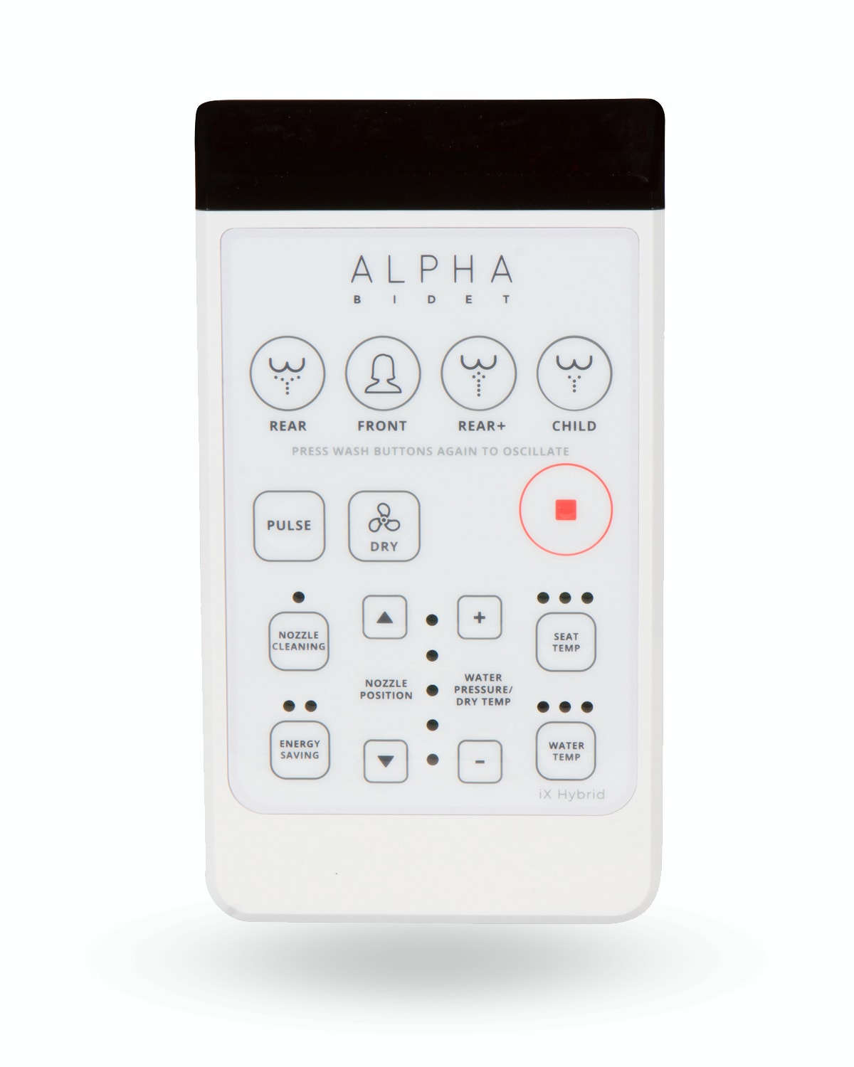 Alpha iX Hybrid Bidet Toilet Seat w/ Remote