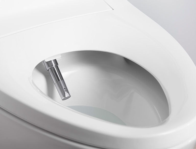Kohler Veil K-5401-PA-0 Comfort Height Intelligent Skirted One-Piece Elongated Integrated Bidet Toilet